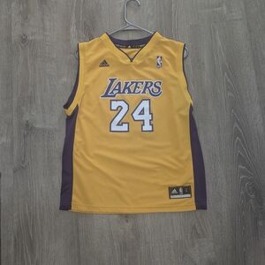 Yellow and Purple Lakers Basketball Jersey